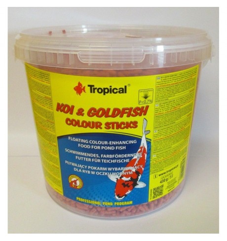Tropical KOI&GOLDFISH Colour lazdelės, 5l (dėžutė)